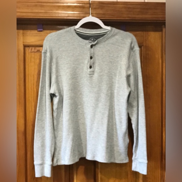 Members Mark Light Grey Soft Thermal Henley Style Top LS Shirt 
Unisex 
Medium - Picture 8 of 16
